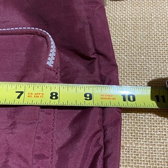 BAGGALLINI Bag Special Edition Prance Crossbody Burgundy Nylon Small - Picture 13 of 16